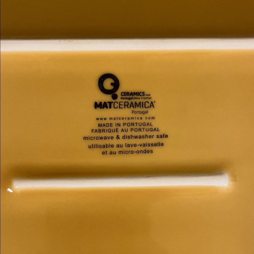 Yellow Rectangular Serveware Tray - Picture 6 of 8